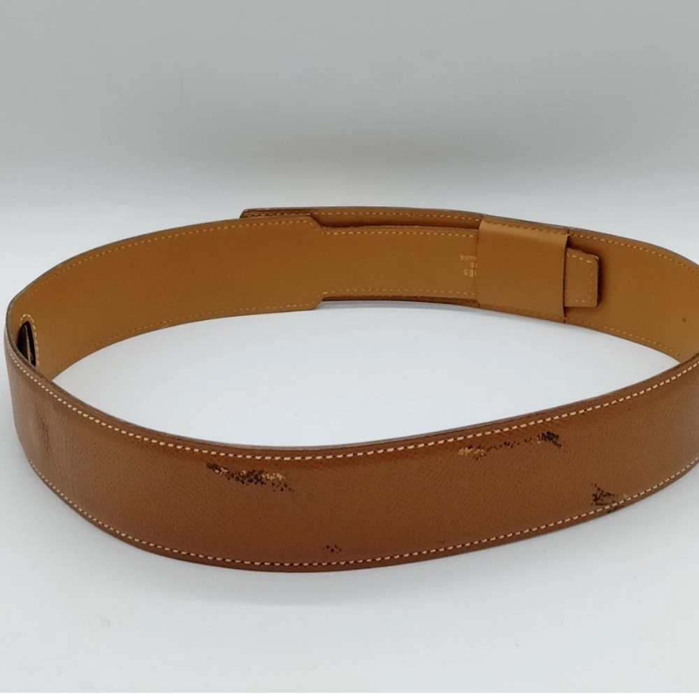 HERMES KELLY LEATHER BELT - Picture 6 of 11